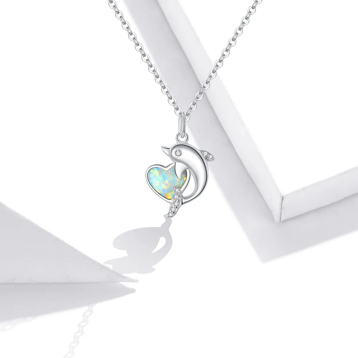 Pandora Style Dolphin Elf Necklace - SCN412