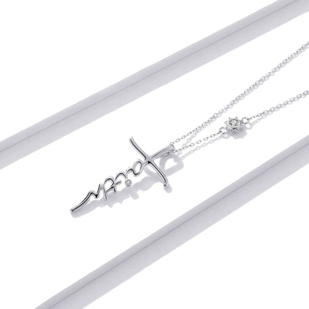 Pandora Style Faith of The Cross Necklace - BSN231