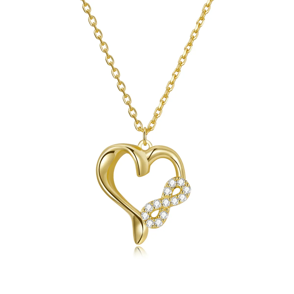 Pandora Style Infinite Love Necklace - BSN236