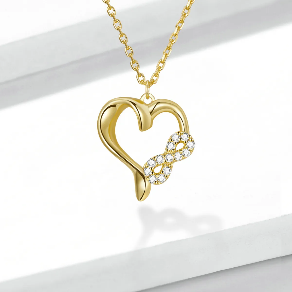 Pandora Style Infinite Love Necklace - BSN236