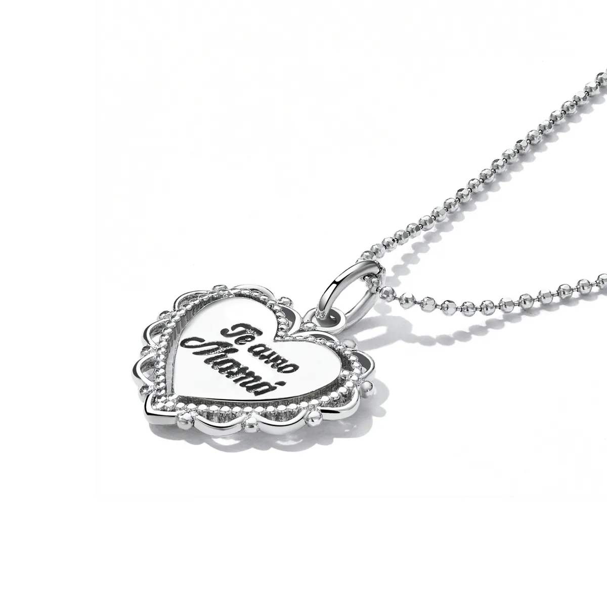 Pandora Style Lace Love Necklace - SCN470