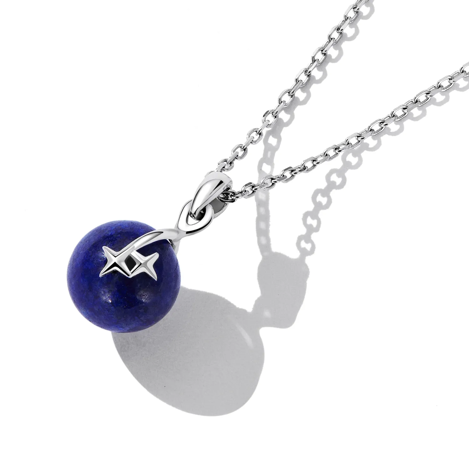 Pandora Style Lapis Lazuli Meteor Necklace - SCN480