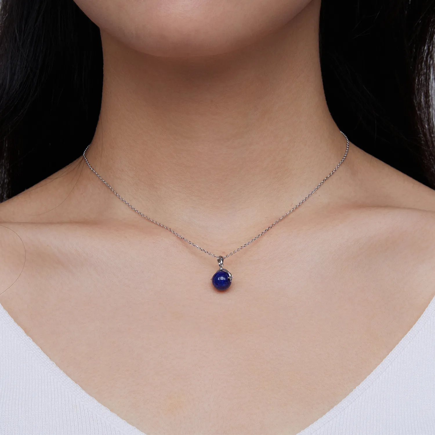 Pandora Style Lapis Lazuli Meteor Necklace - SCN480