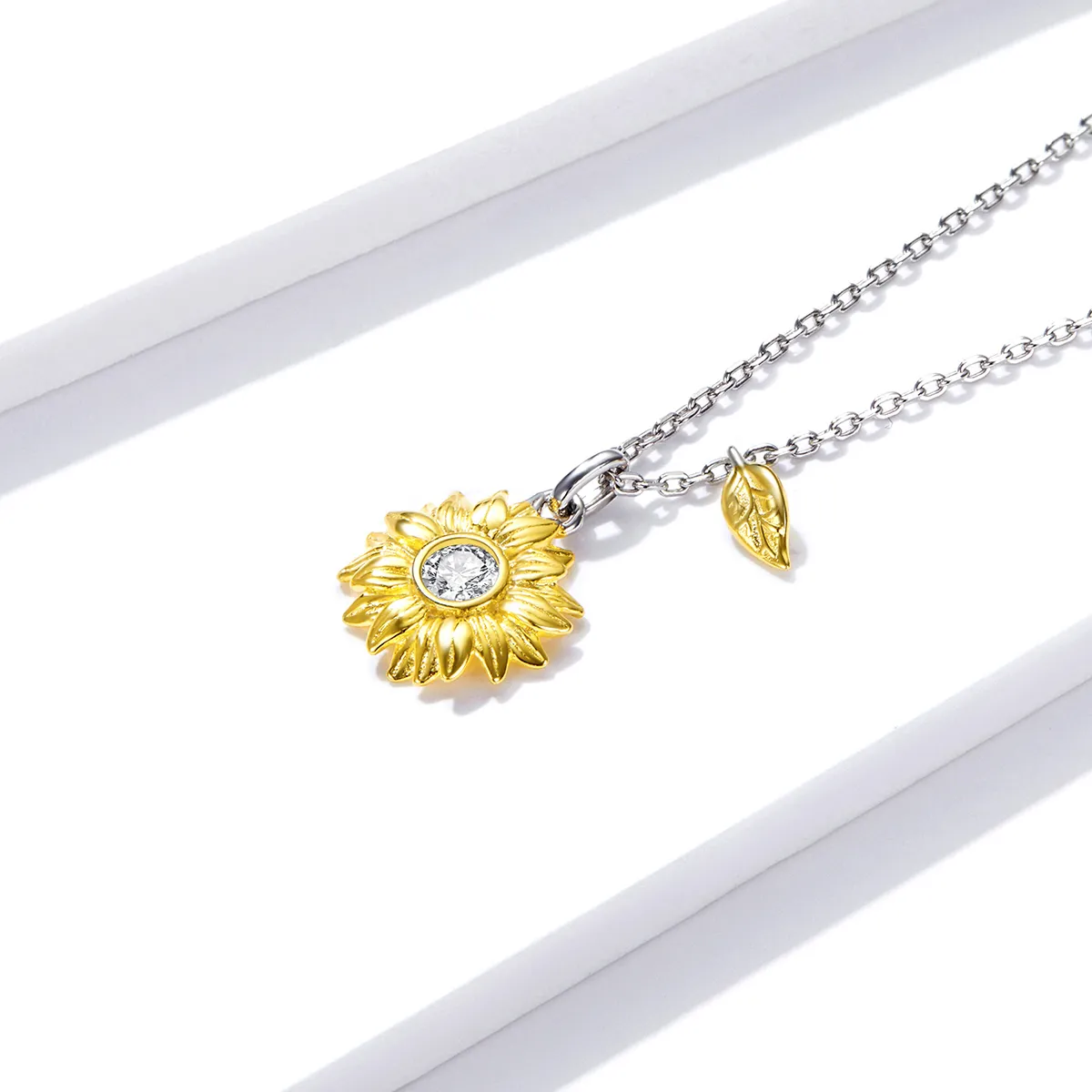 Pandora Style Sun Flower Necklace - BSN212