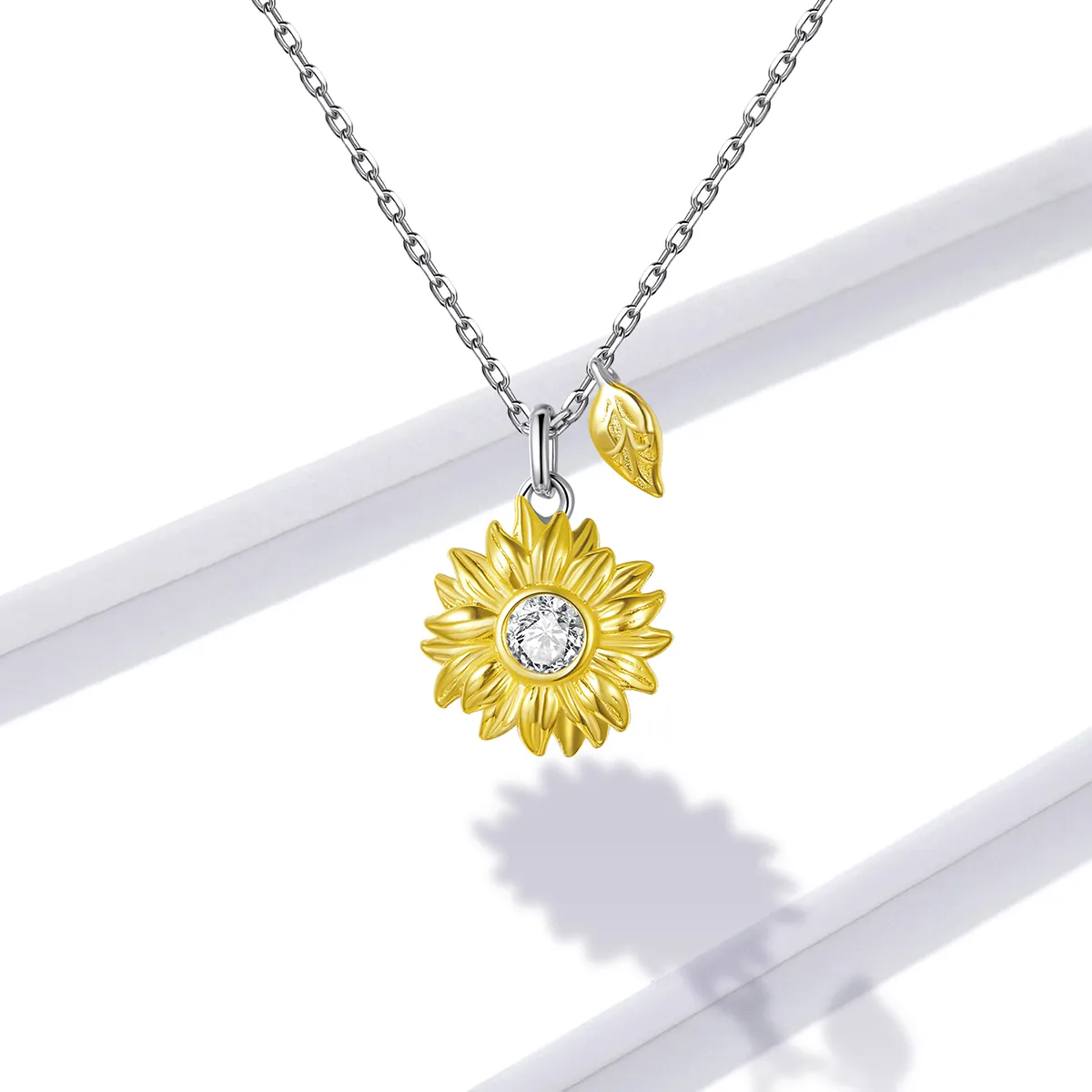 Pandora Style Sun Flower Necklace - BSN212