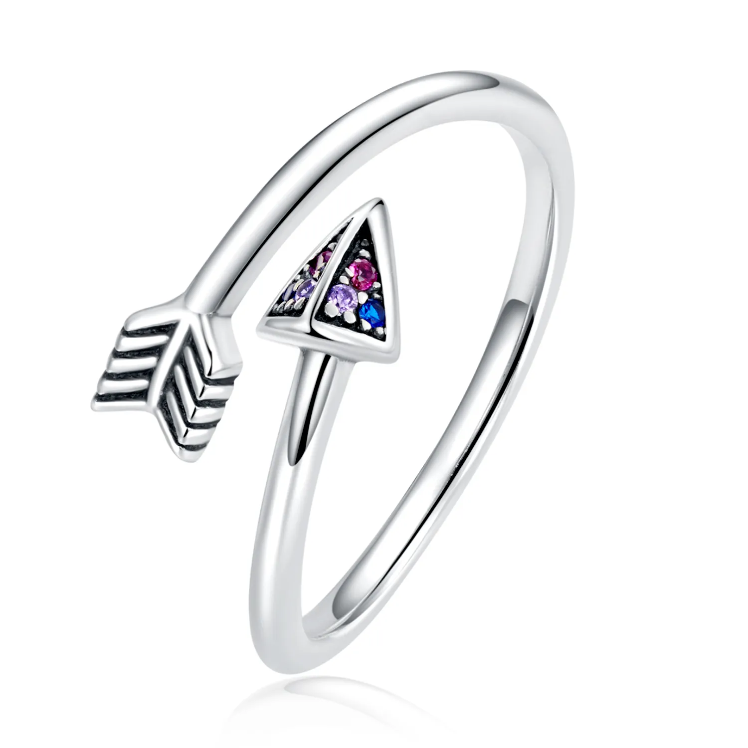 Pandora Style Arrow of Love Open Ring - SCR820