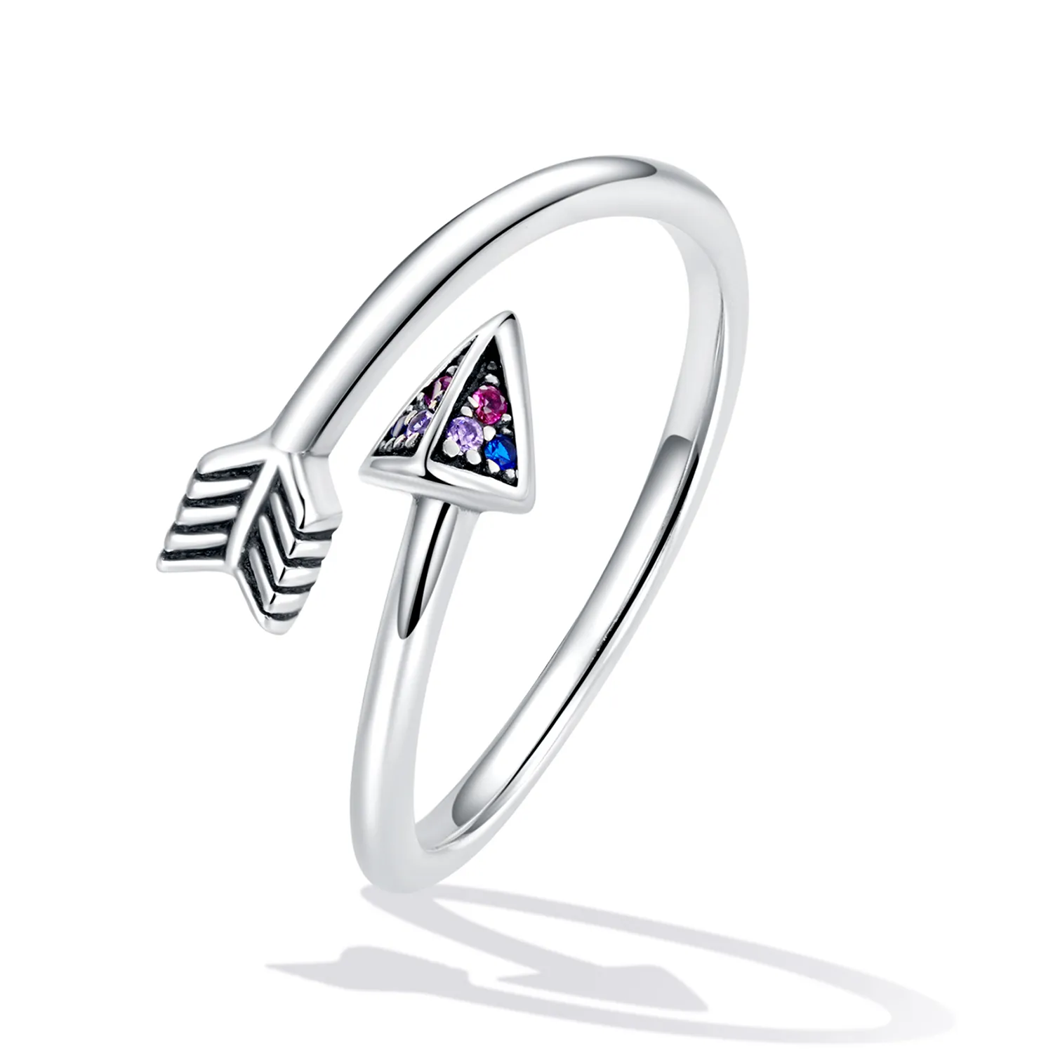 Pandora Style Arrow of Love Open Ring - SCR820