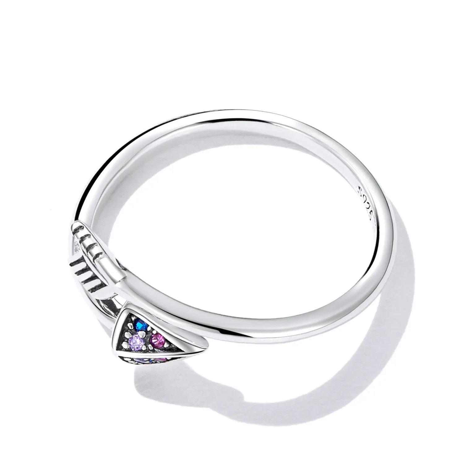 Pandora Style Arrow of Love Open Ring - SCR820