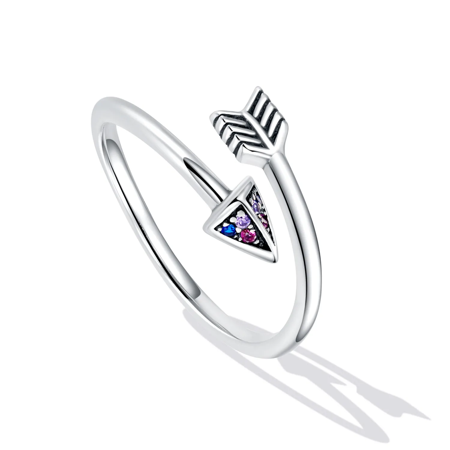 Pandora Style Arrow of Love Open Ring - SCR820