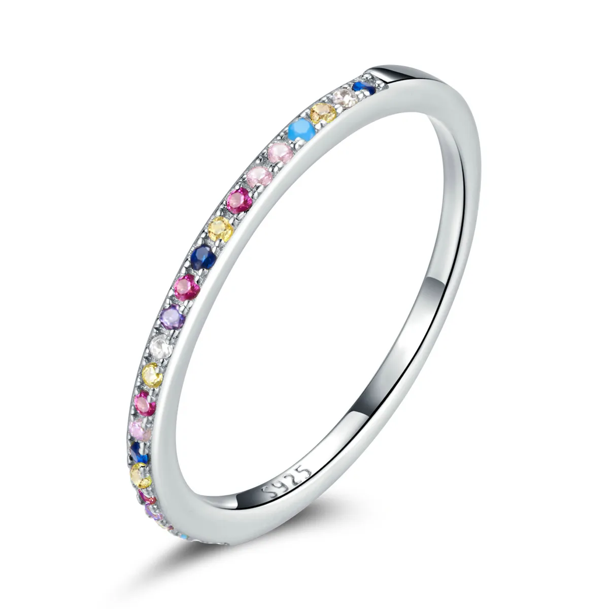 Pandora Style Color Halo Ring - SCR740-CF