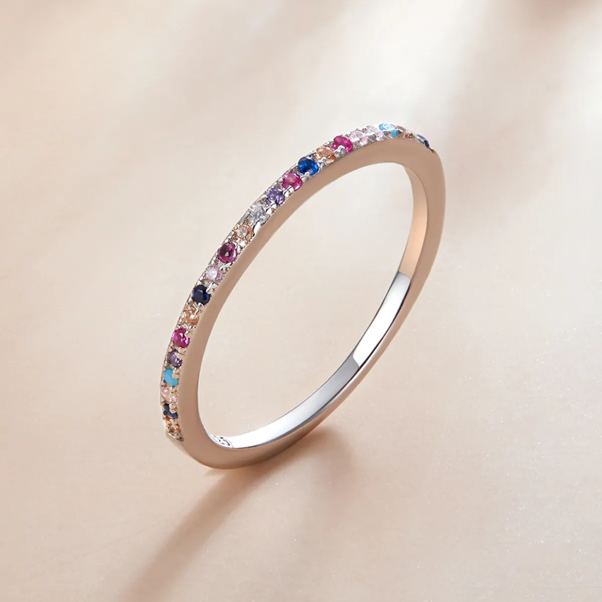 Pandora Style Color Halo Ring - SCR740-CF