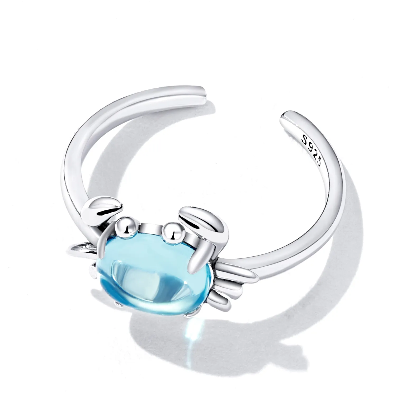 Pandora Style Cute Crab Open Ring - SCR814