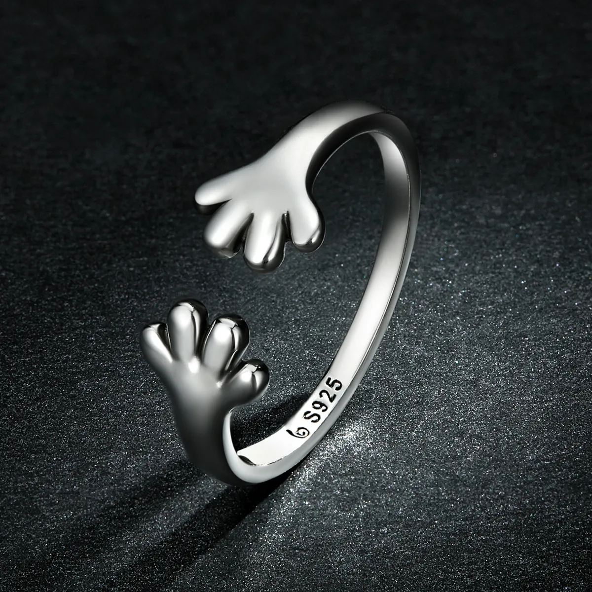 Pandora Style Cute Puppy Open Ring - BSR225