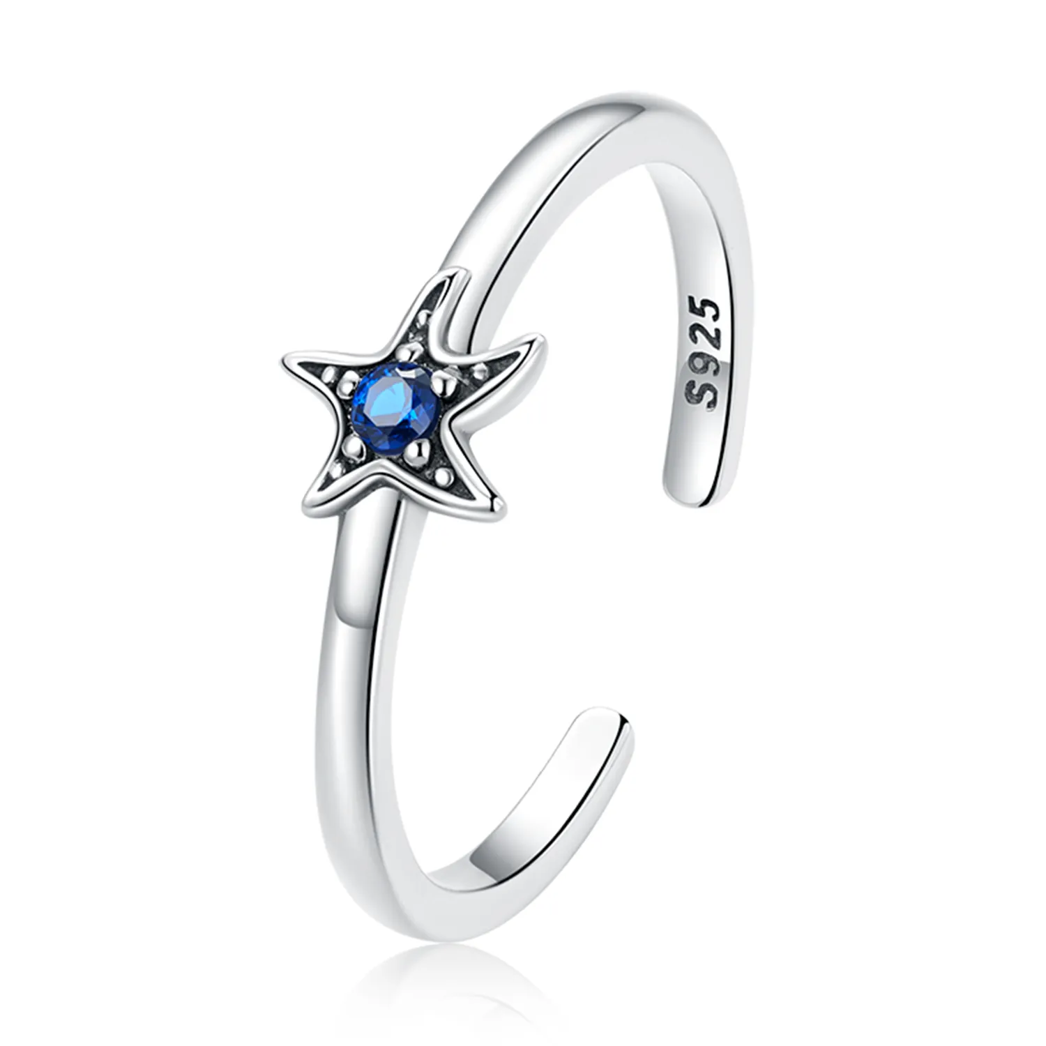 Pandora Style Delicate Starfish Open Ring - SCR818