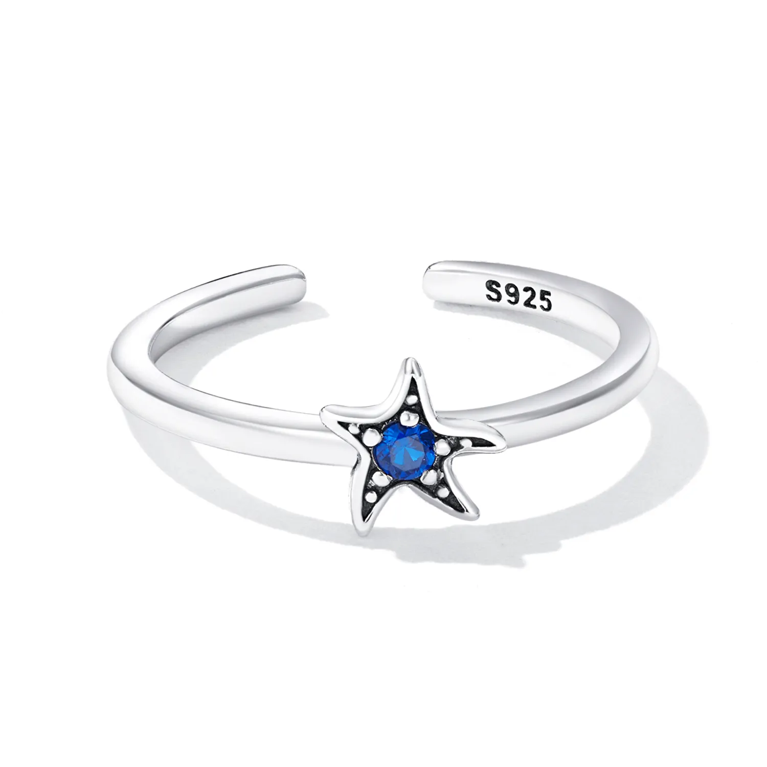 Pandora Style Delicate Starfish Open Ring - SCR818