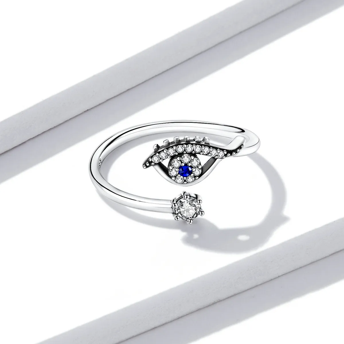 Pandora Style Devil Eye Open Ring - BSR215