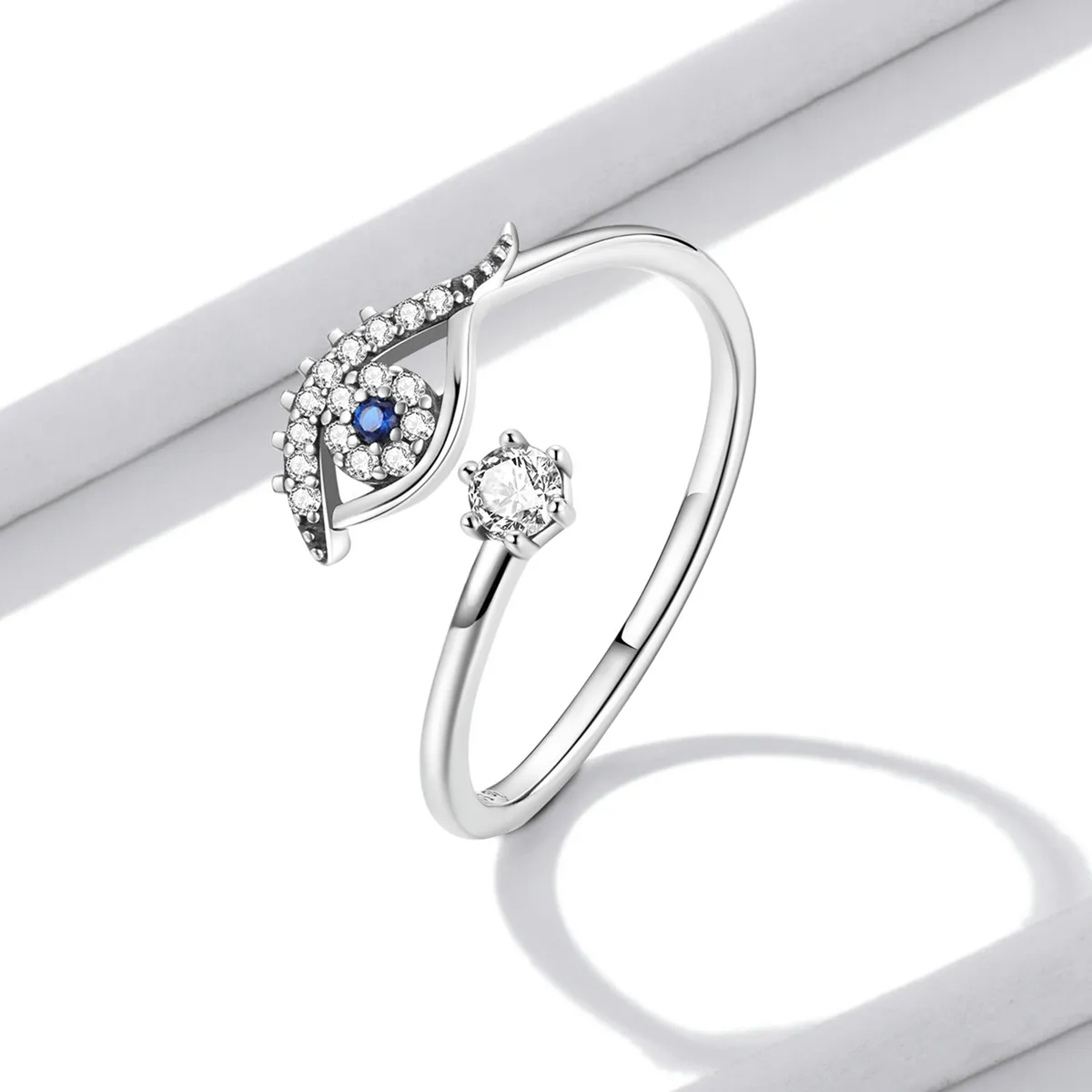 Pandora Style Devil Eye Open Ring - BSR215