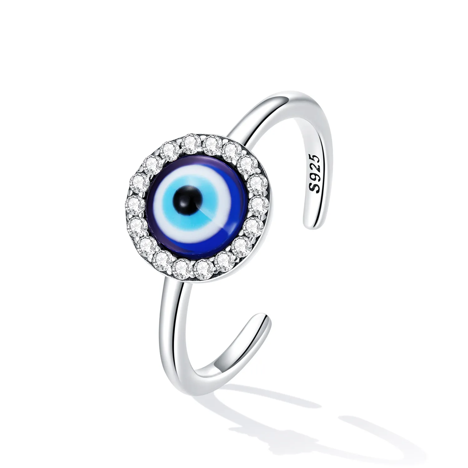 Pandora Style Devil Eye Open Ring - BSR254