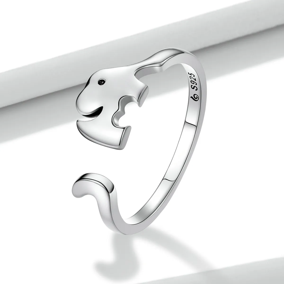 Pandora Style Elephant Open Ring - BSR227