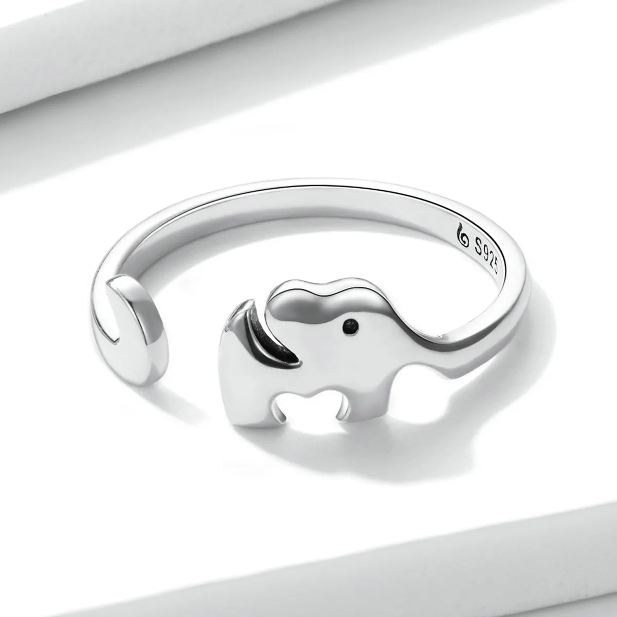 Pandora Style Elephant Open Ring - BSR227