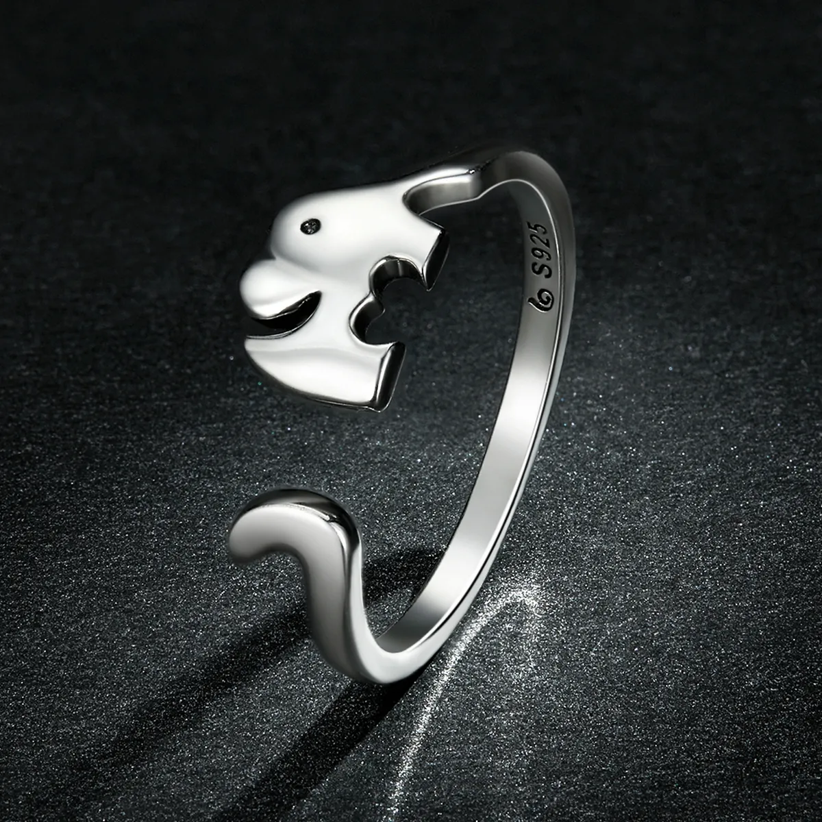 Pandora Style Elephant Open Ring - BSR227