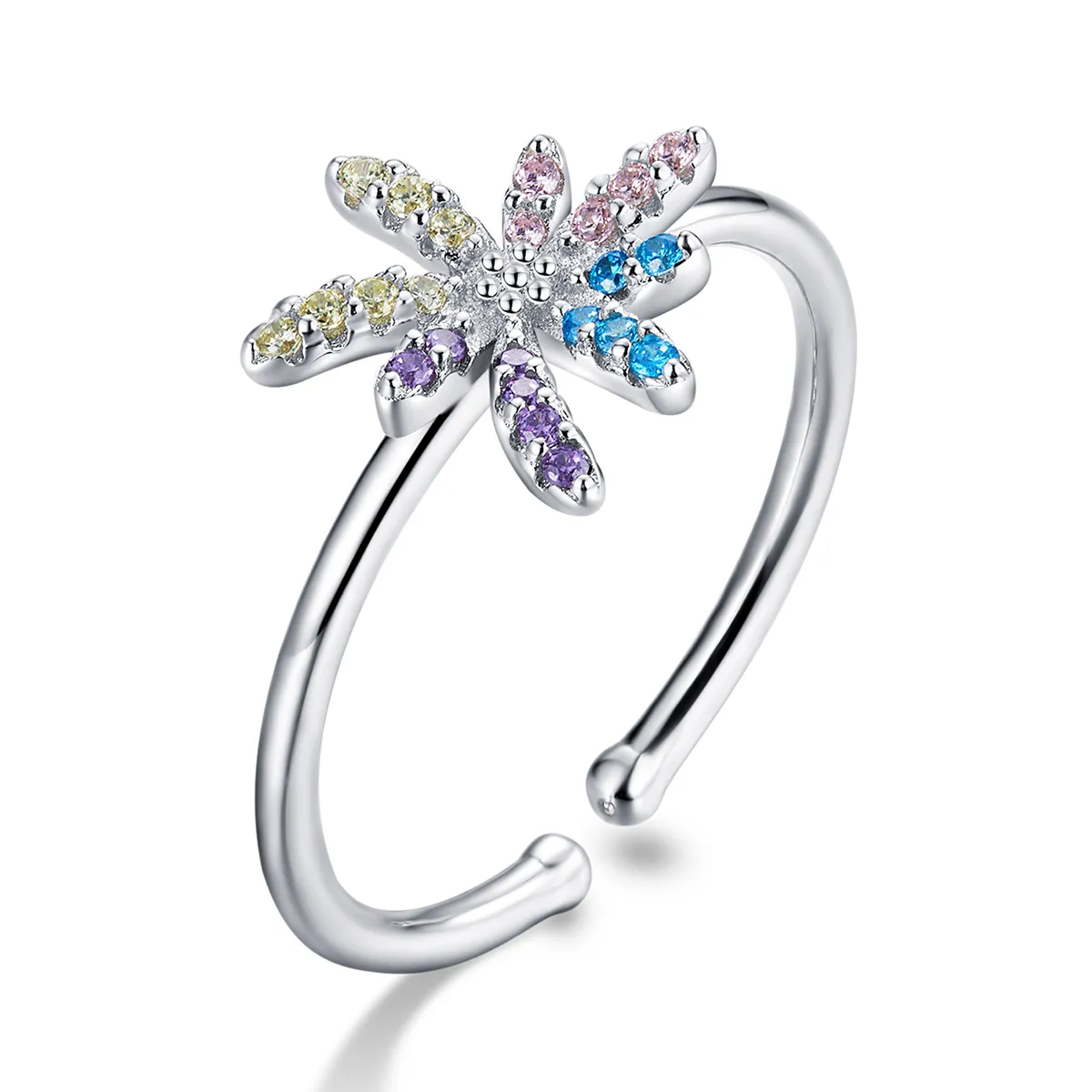 pandora style fireworks open ring bsr120