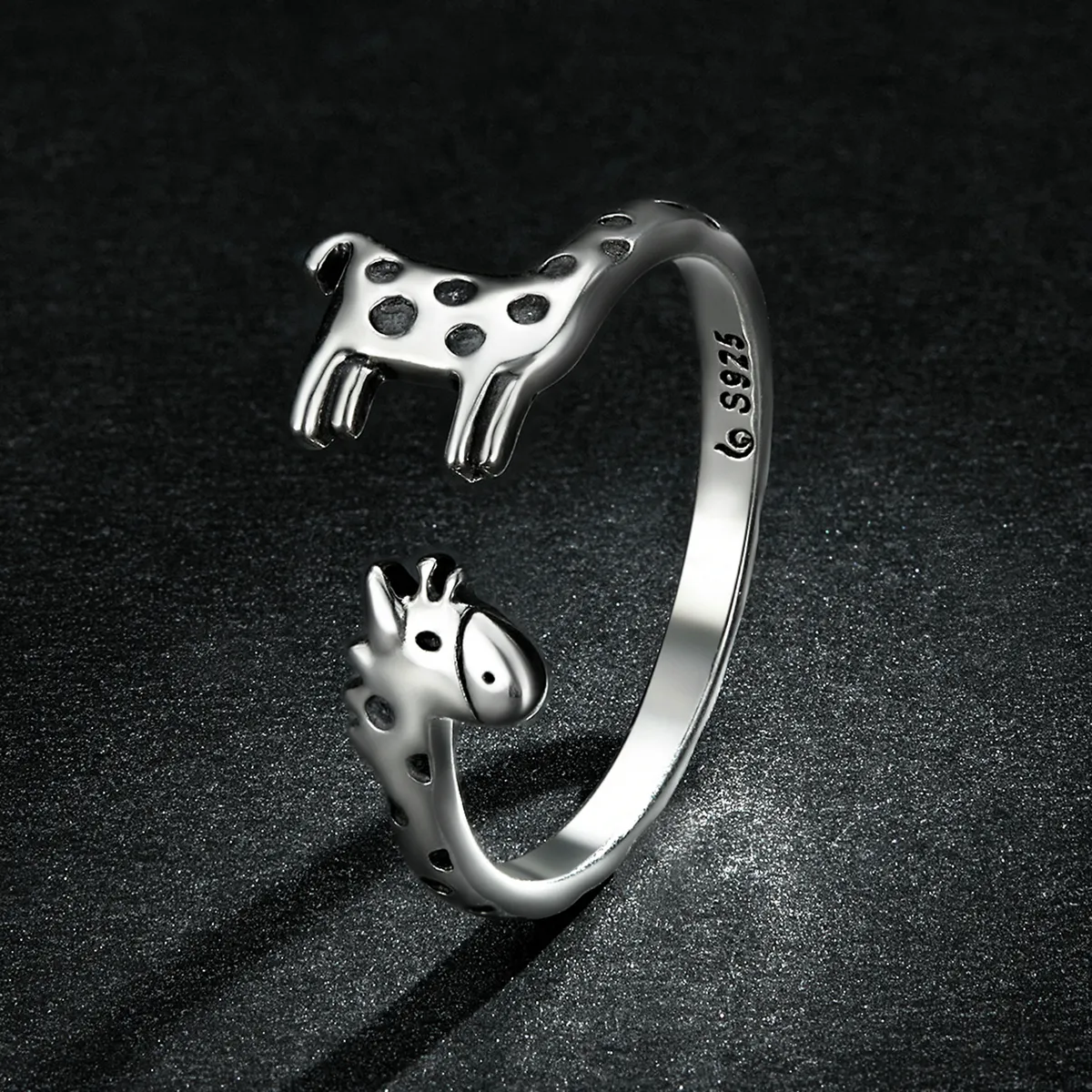 Pandora Style Giraffe Open Ring - BSR228