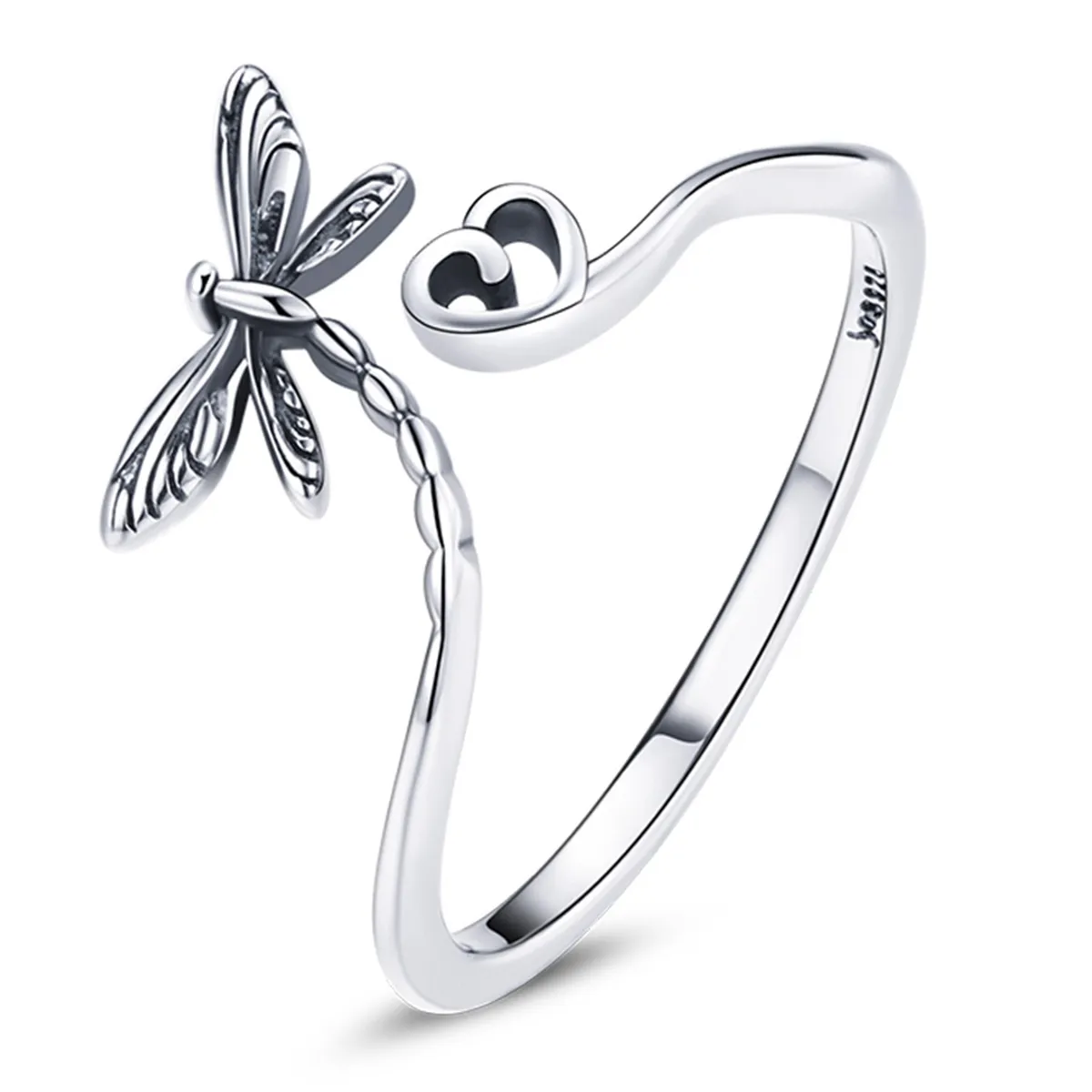 Pandora Style Love Dragonfly Open Ring - SCR734