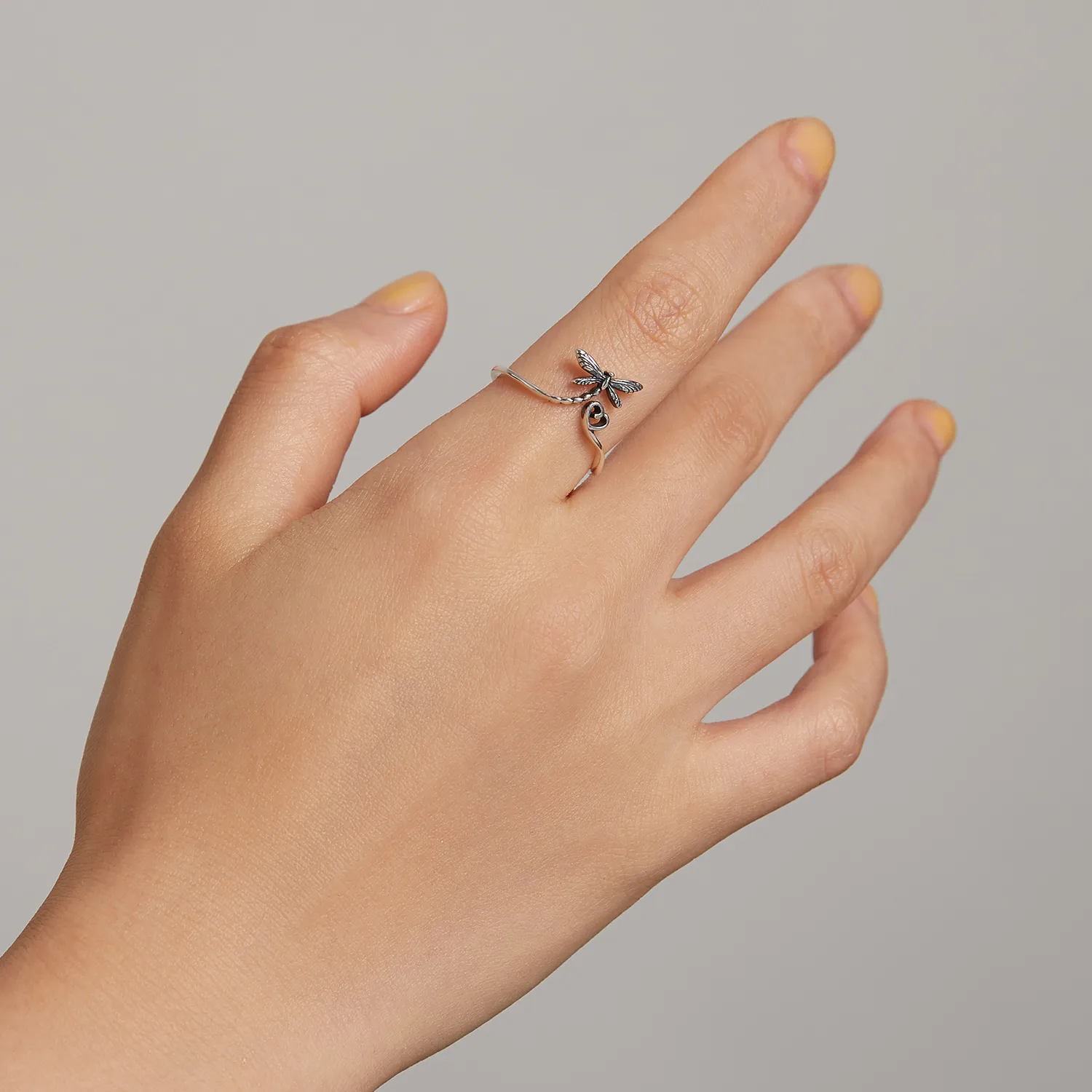 Pandora Style Love Dragonfly Open Ring - SCR734