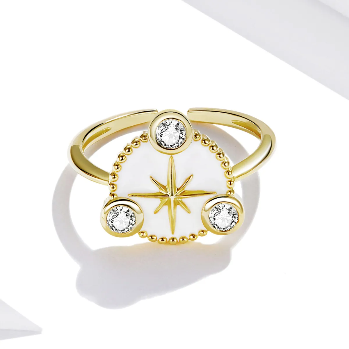 Pandora Style Personality Star Open Ring - SCR733