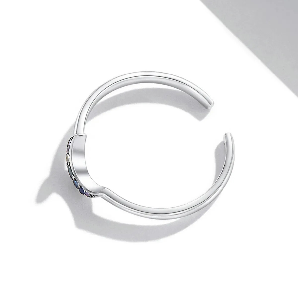 Pandora Style Shine The Moon Open Ring - SCR778