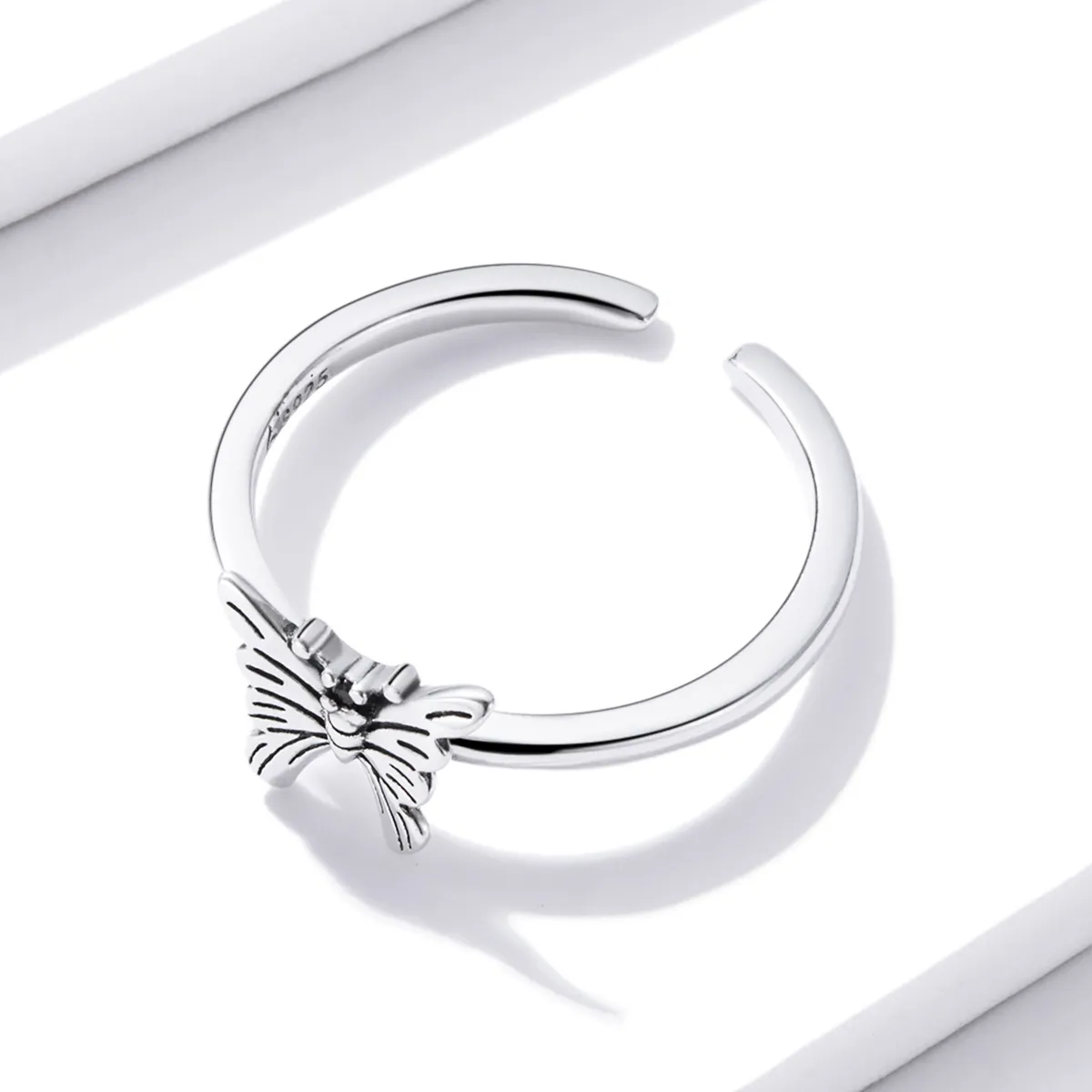 Pandora Style Swallowtail Butterfly Open Ring - BSR195