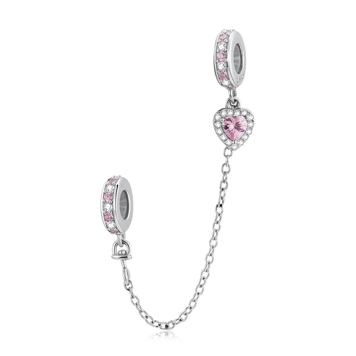 Pandora Style Love Safety Chain - SCC2125