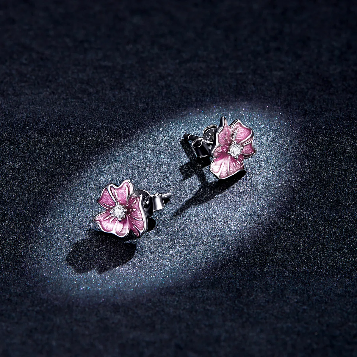 Pandora Style Blooming Stamens Stud Earrings - BSE471