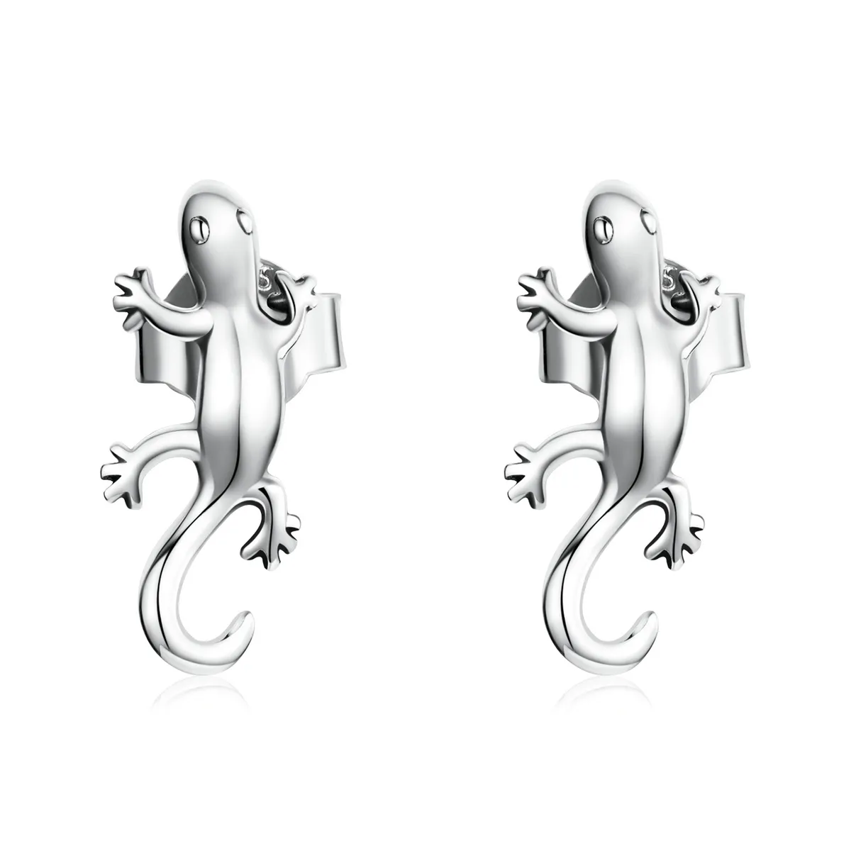 Pandora Style Creative Gecko Stud Earrings - SCE1292