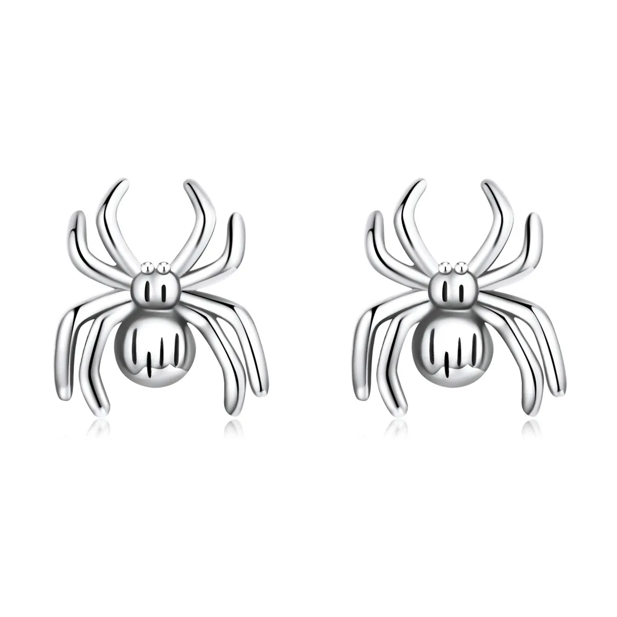 Pandora Style Eight-Legged Spider Stud Earrings - SCE1290