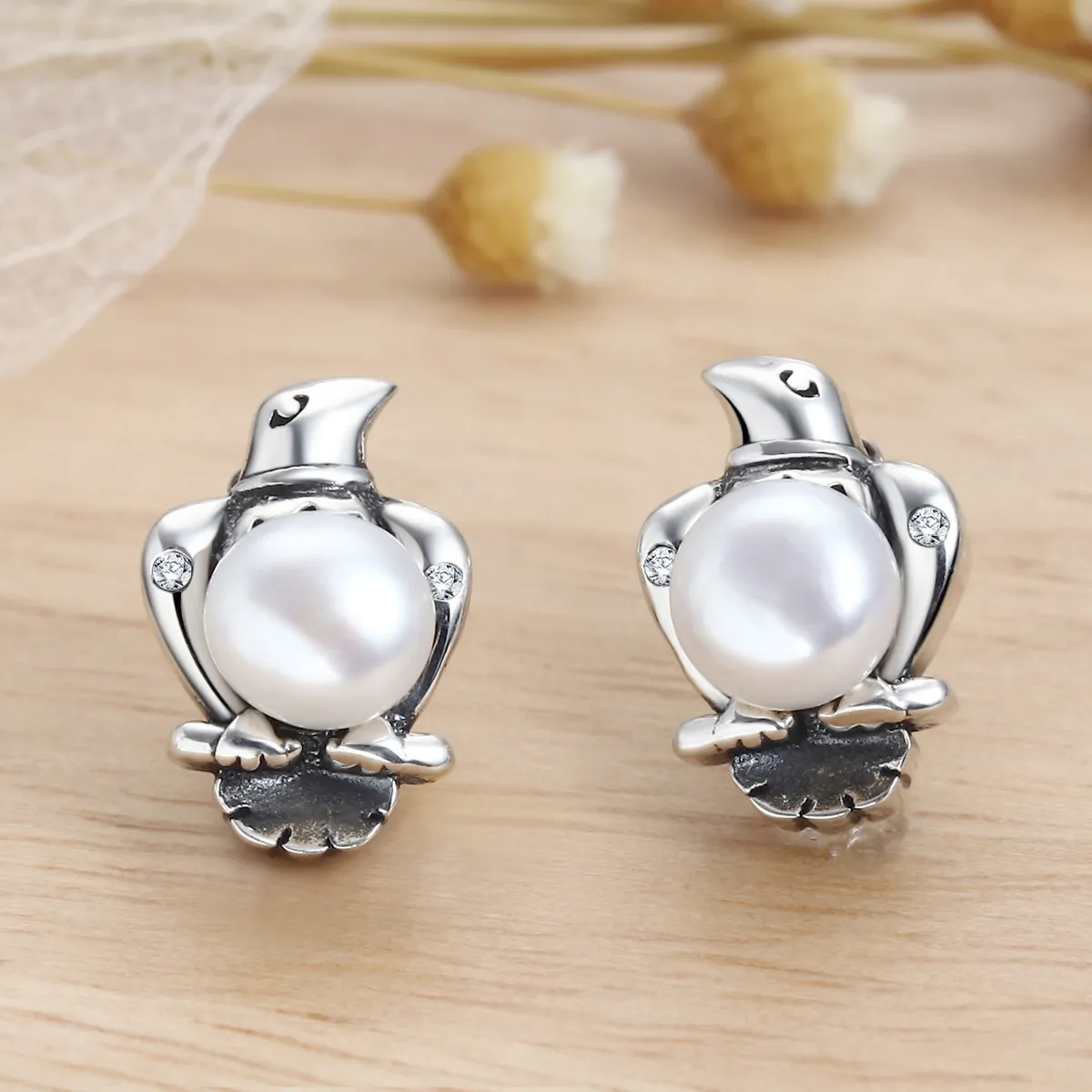 Pandora Style Guardian of Light Stud Earrings - VSE098