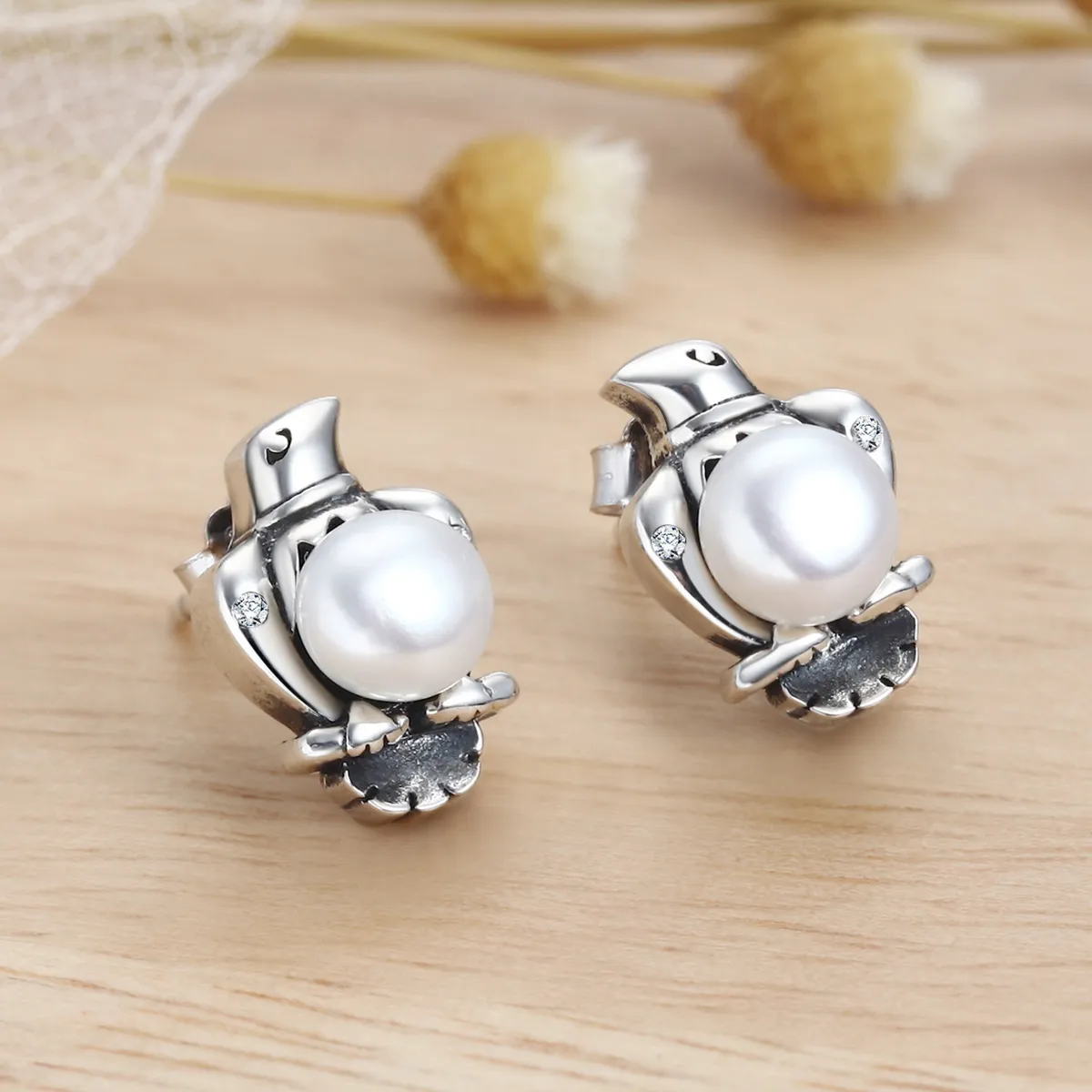 Pandora Style Guardian of Light Stud Earrings - VSE098