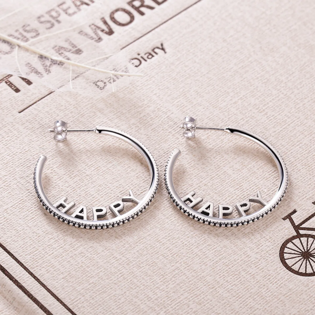 Pandora Style Happy Wishes Stud Earrings - VSE087