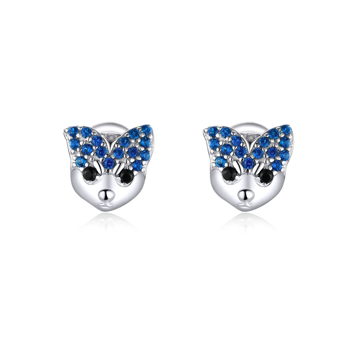 pandora style husky stud earrings bse356