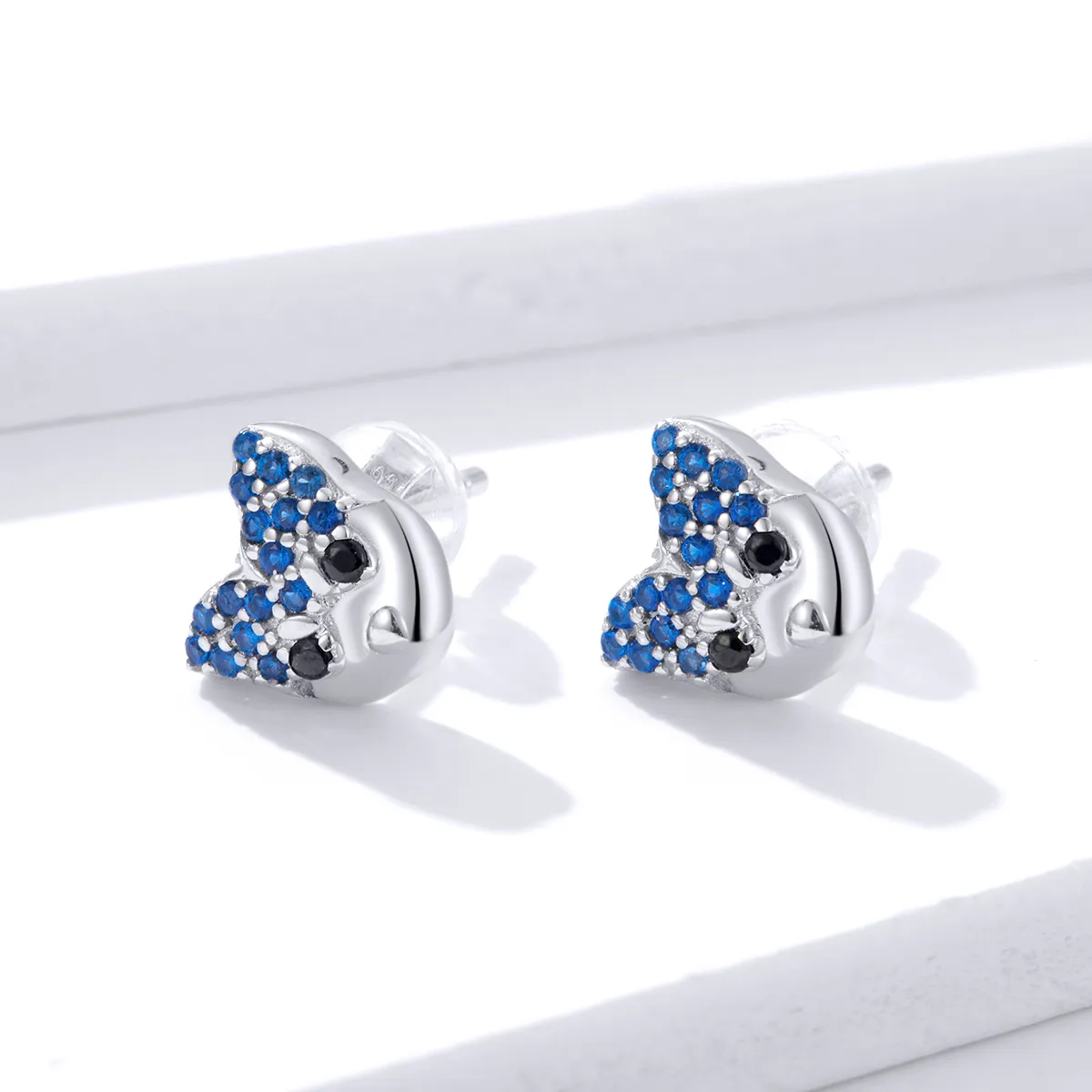 Pandora Style Husky Stud Earrings - BSE356