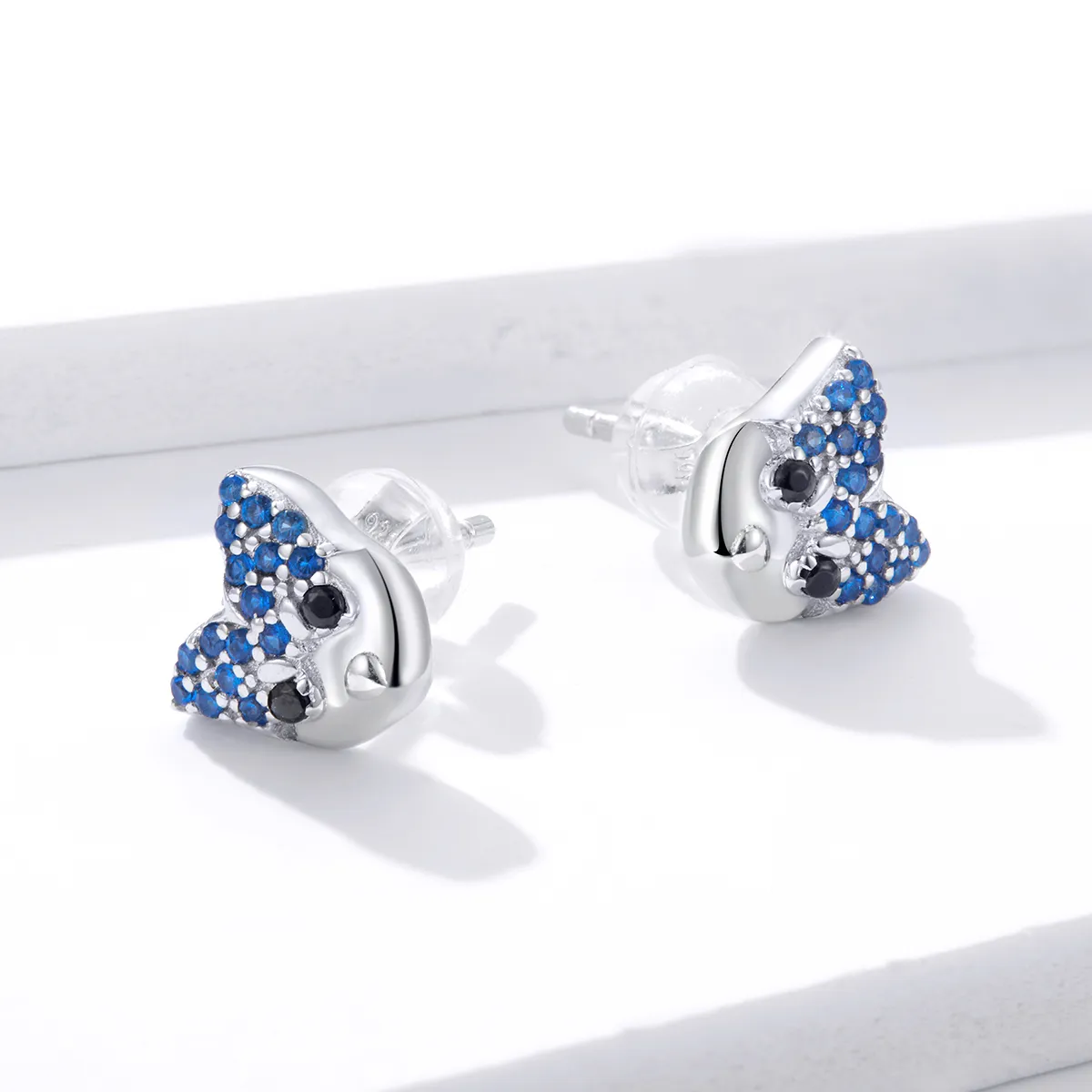 Pandora Style Husky Stud Earrings - BSE356