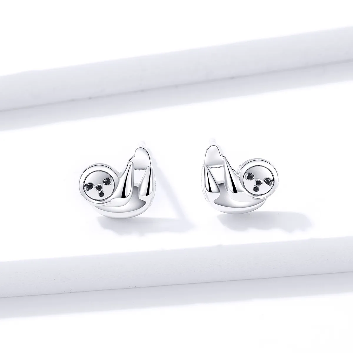 Pandora Style Little Sloth Stud Earrings - BSE303