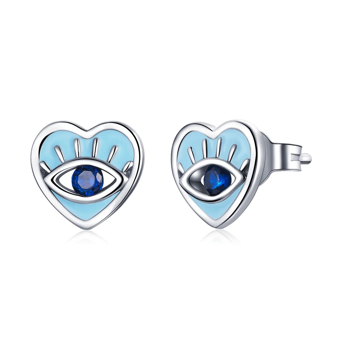 Pandora Style Love Guard Stud Earrings - SCE1134