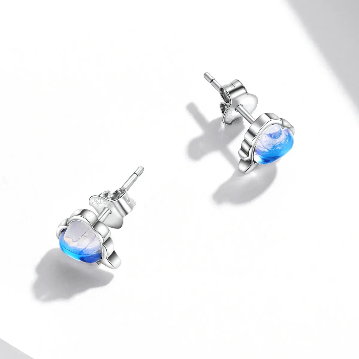 Pandora Style Melting Love Stud Earrings - SCE1306