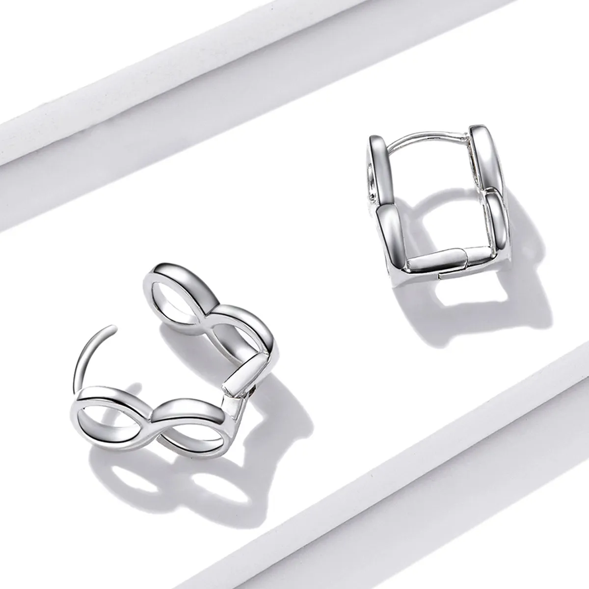 Pandora Style Minimalism - Infinity Stud Earrings - BSE503