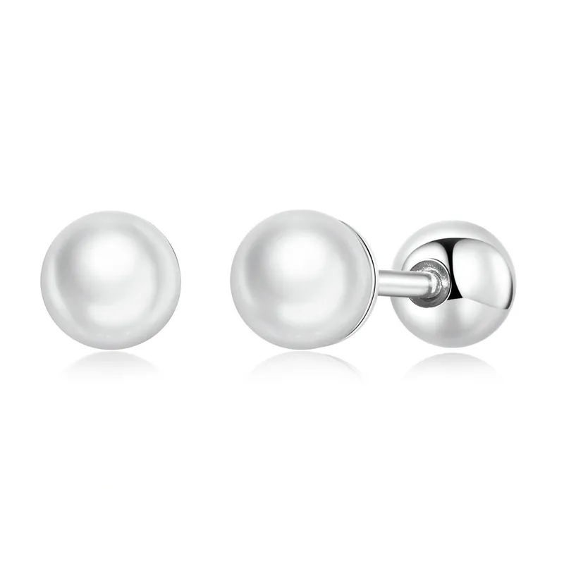 pandora style pearl stud earrings bse630al