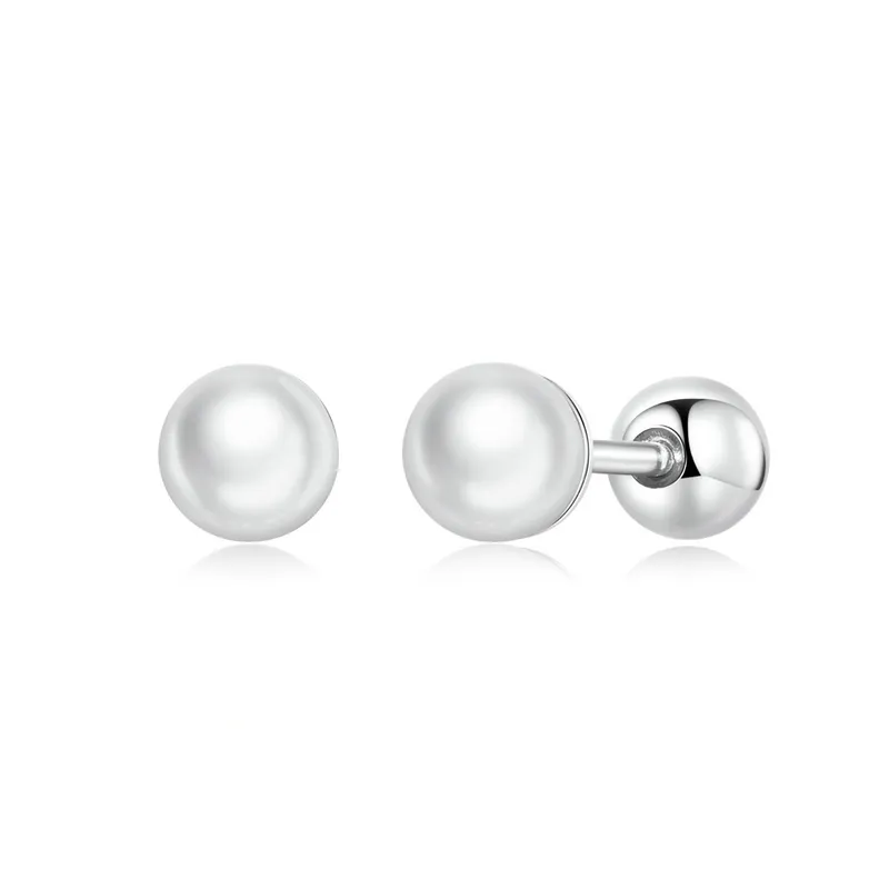 pandora style pearl stud earrings bse630as