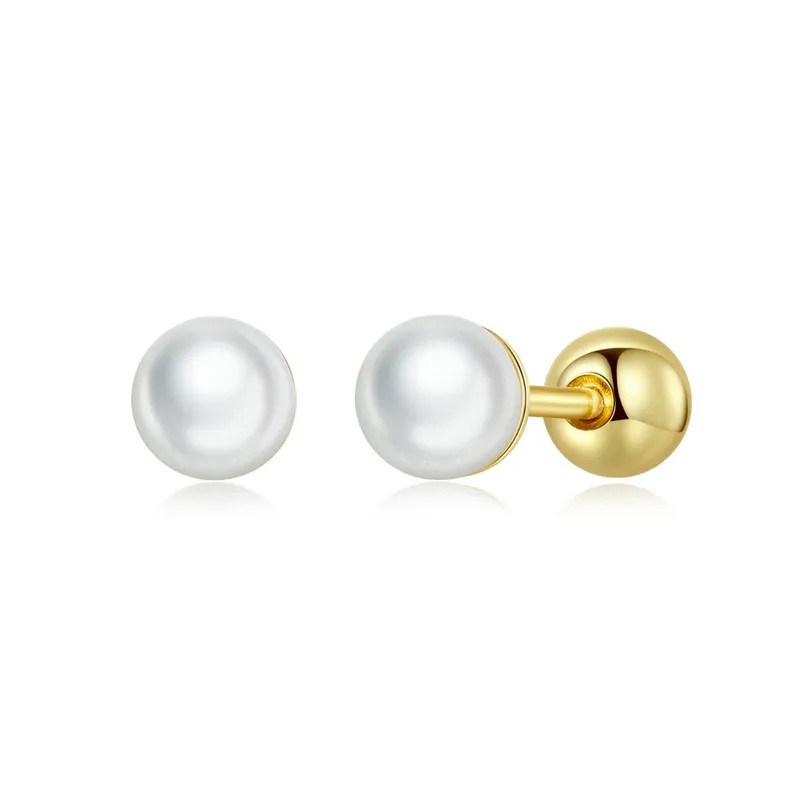 pandora style pearl stud earrings bse630bs