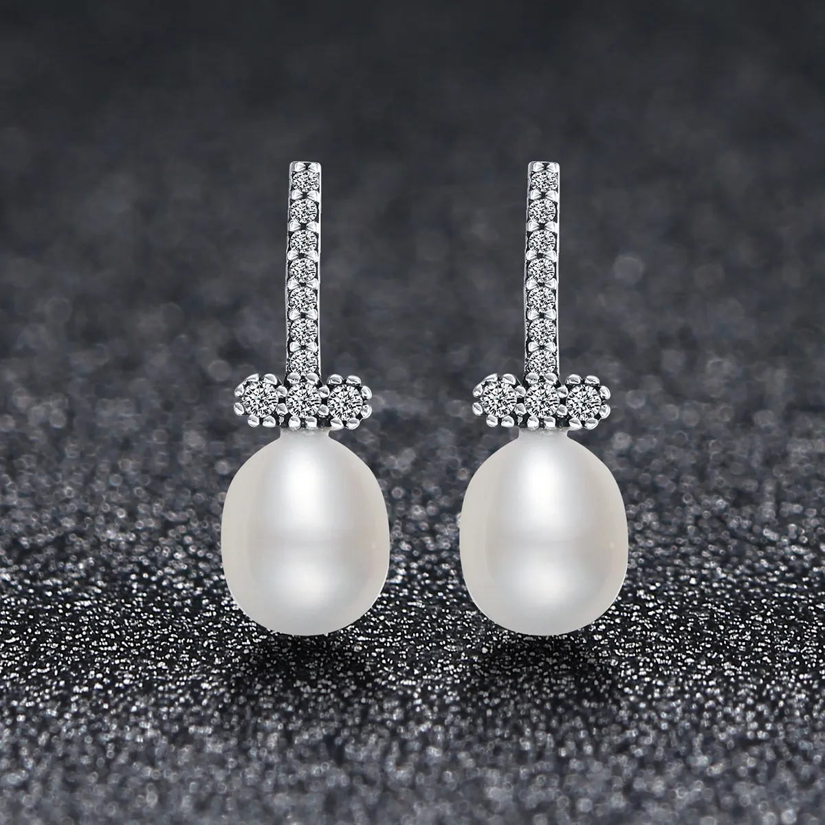 Pandora Style Quiet Light Stud Earrings - VSE100